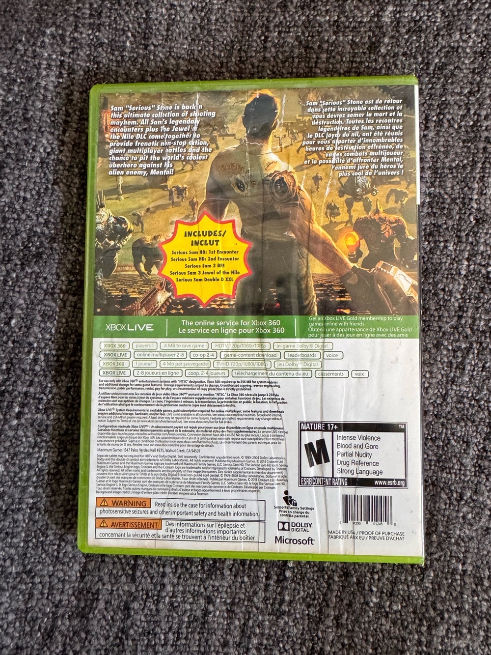 Serious Sam Collection Xbox 360 Game - Picture 2 of 5